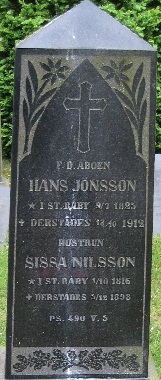 Hans
   Jönsson 1825-1912
